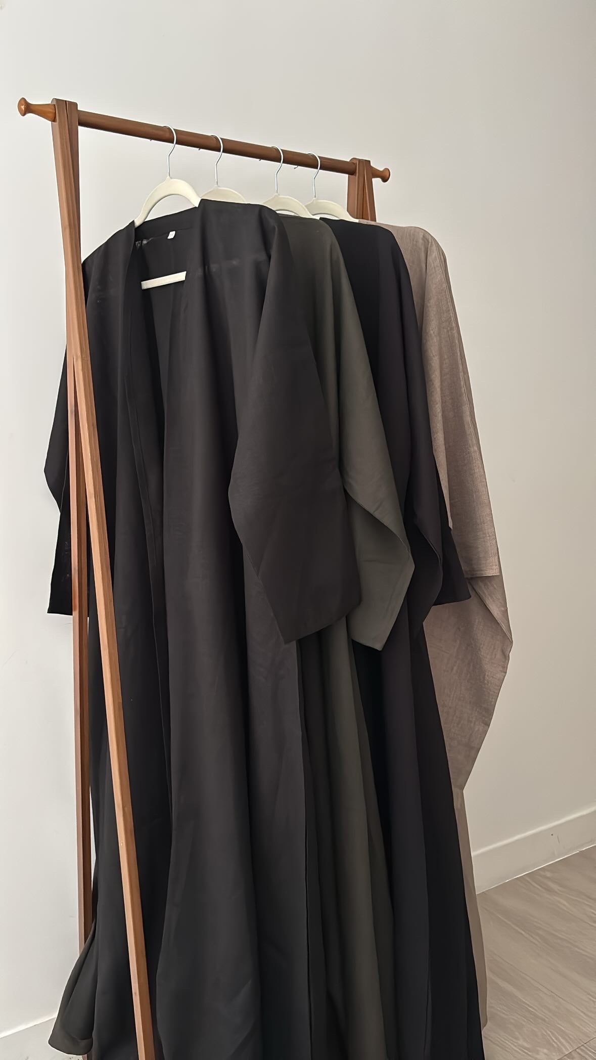 Linen Open Abaya