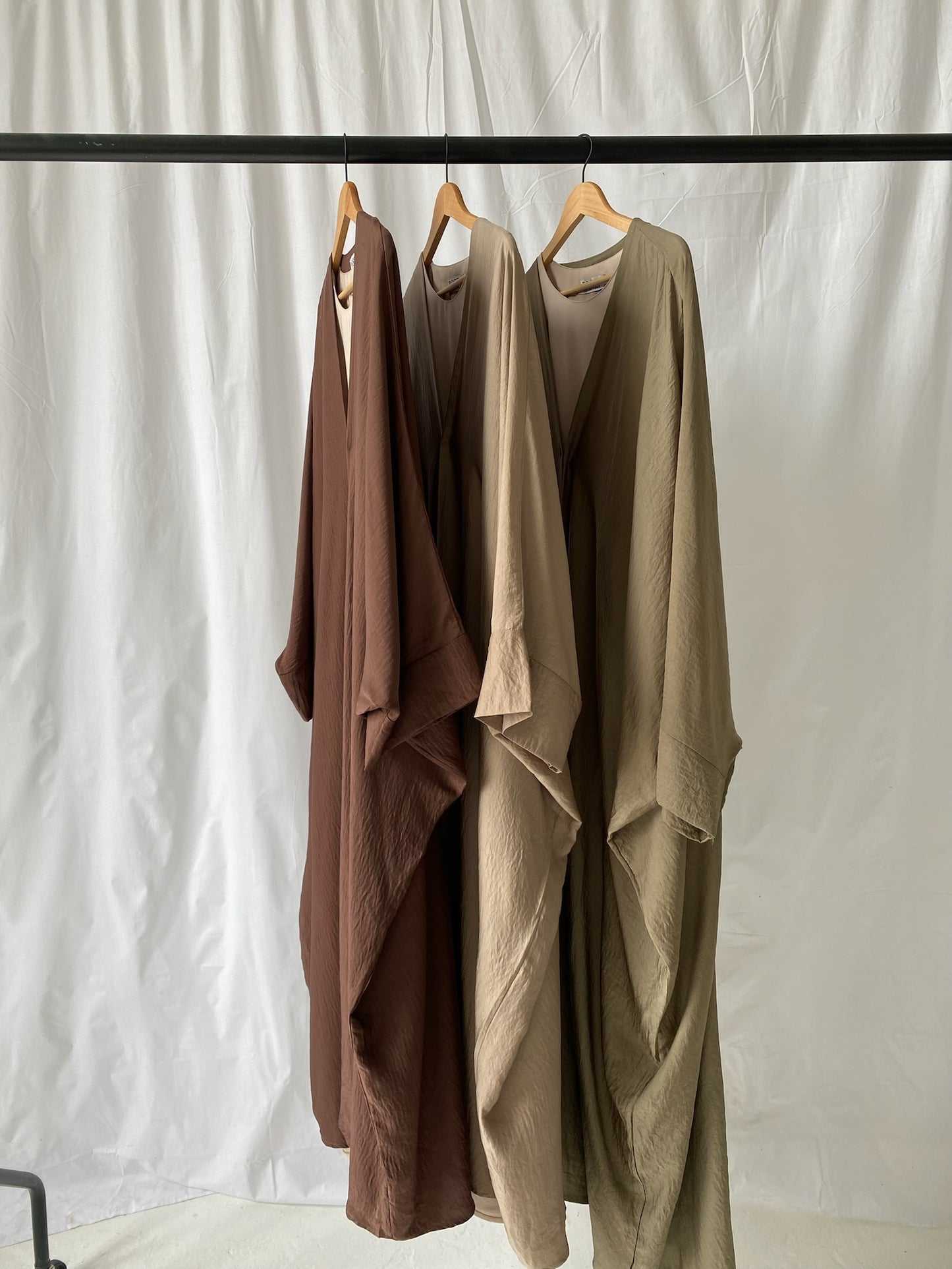 Open Abaya and Slip Dress