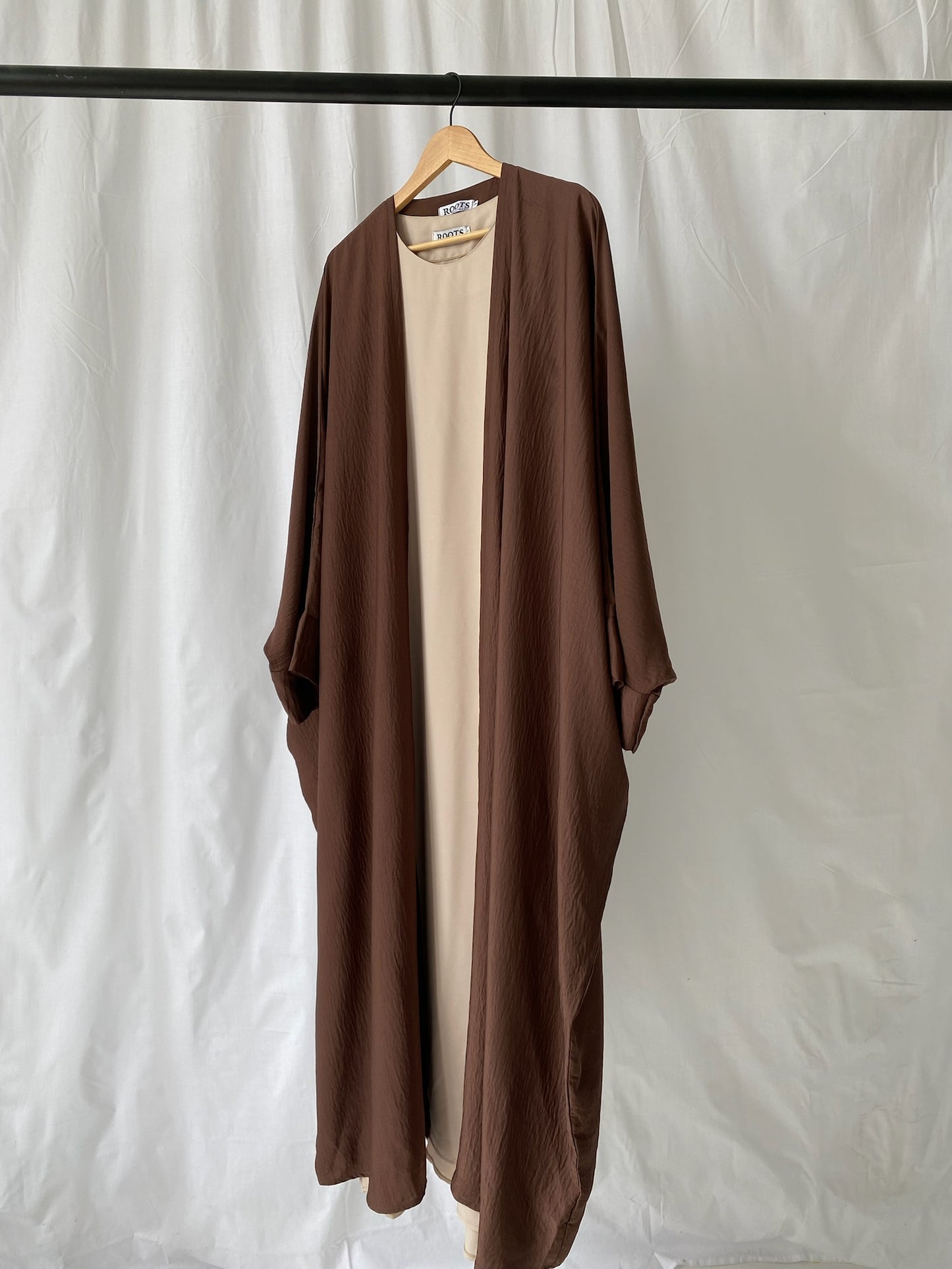 Open Abaya and Slip Dress