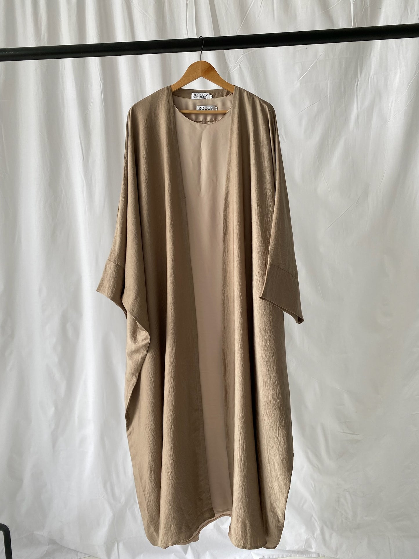 Open Abaya and Slip Dress
