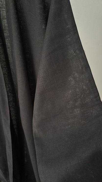 Linen Open Abaya