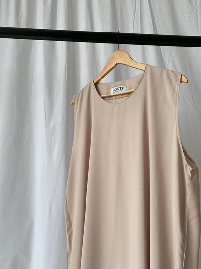 Open Abaya and Slip Dress