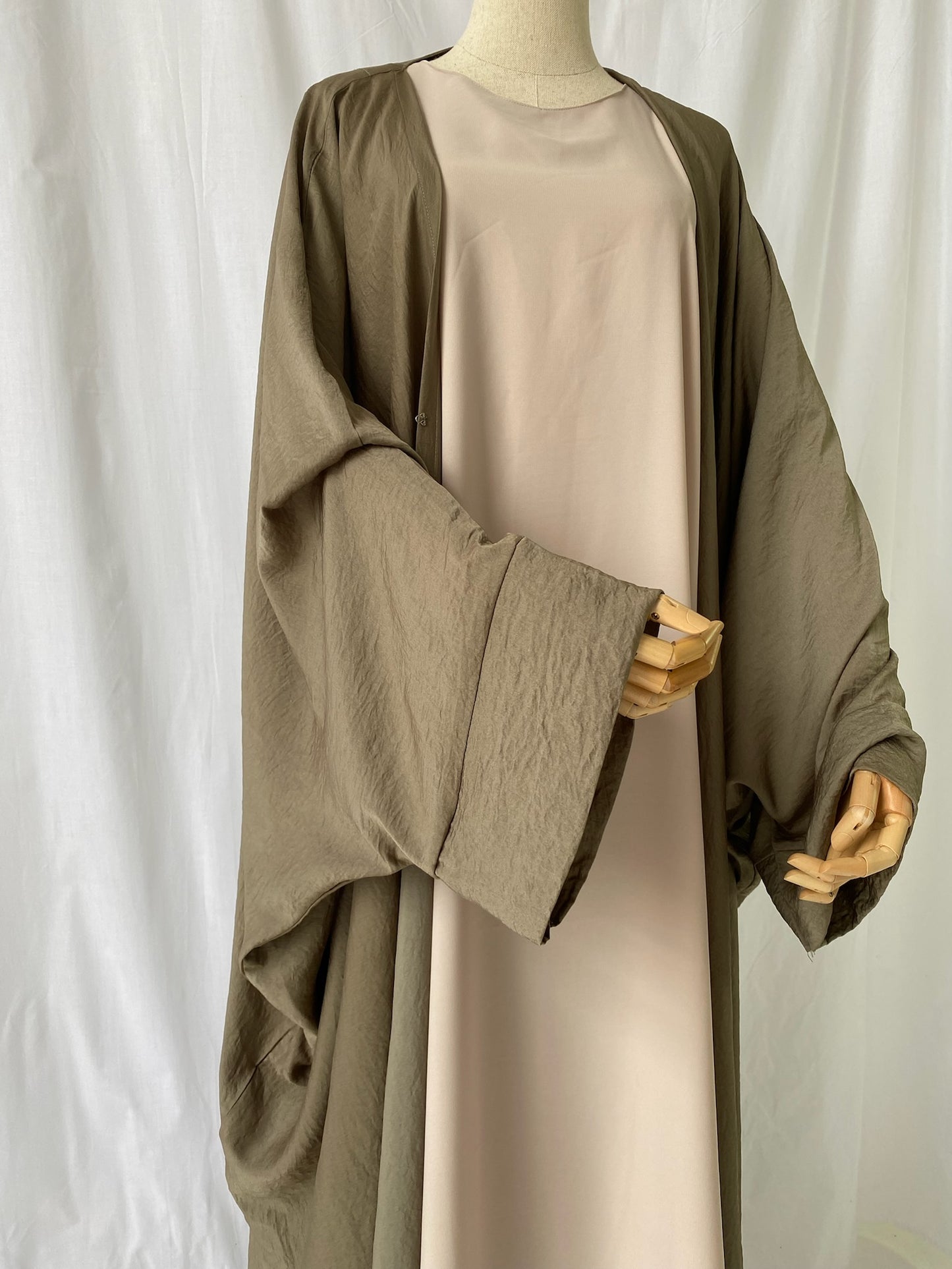 Open Abaya and Slip Dress